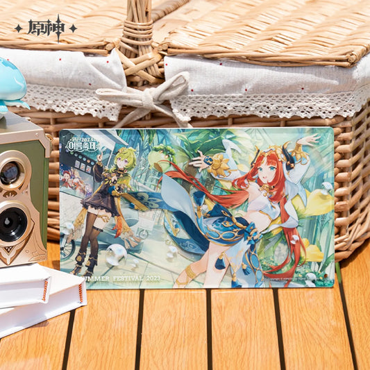 [OFFICIAL MERCHANDISE] Genshin Impact Summer Festival Series: Acrylic Display / Mouse Pad / Beach Towel
