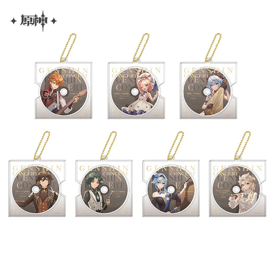 [OFFICIAL MERCHANDISE] Genshin Impact Dust of the World: A Chapter of Splendor Series: CD-style Keychain