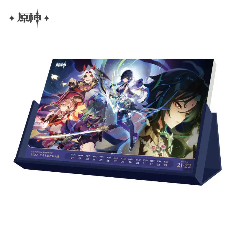 [OFFICIAL MERCHANDISE] Genshin Impact 2023 Desk Calendar Gift Box