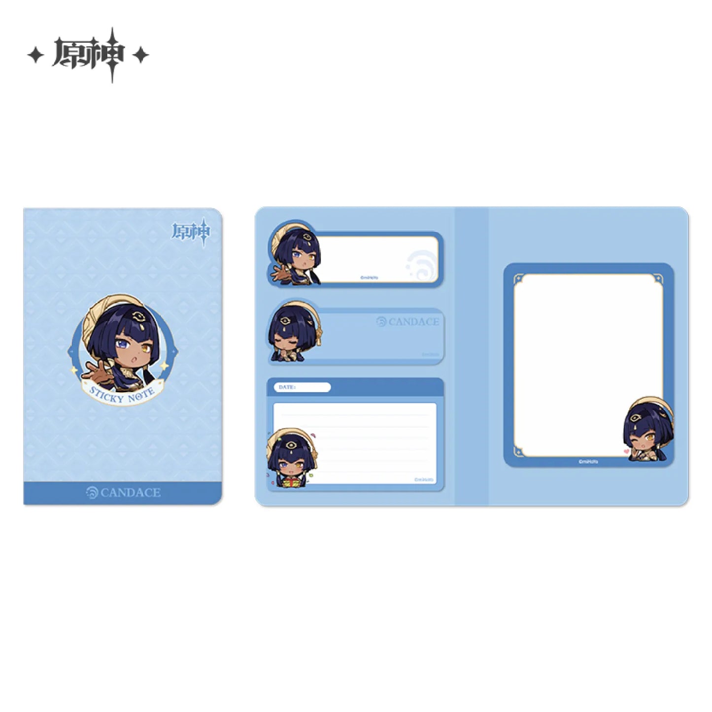 [OFFICIAL MERCHANDISE] Genshin Impact Chibi Emoji Sticky Notes - Sumeru