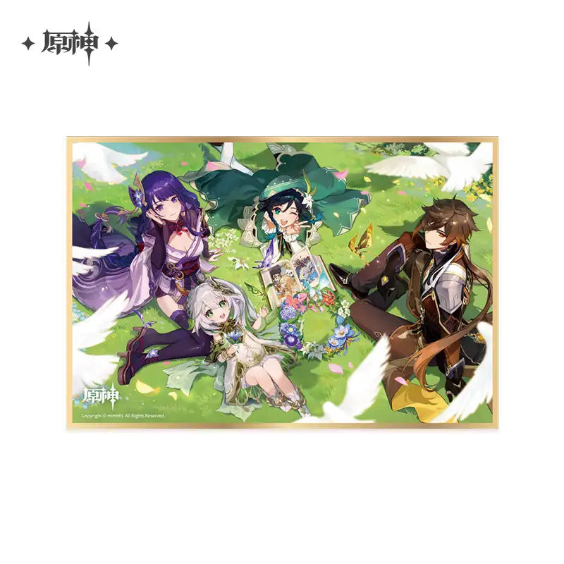 [OFFICIAL MERCHANDISE] Genshin Themed Color Paper - 2nd Anniversary Celebration Artwork