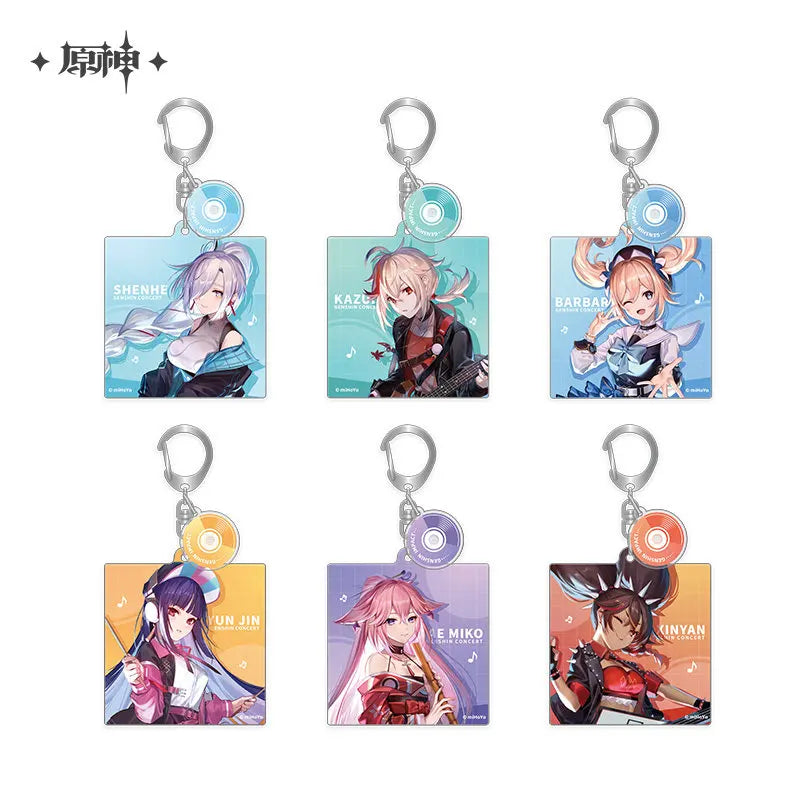 [OFFICIAL MERCHANDISE] Genshin Concert 2022 Melodies of an Endless Journey: Acrylic keychain