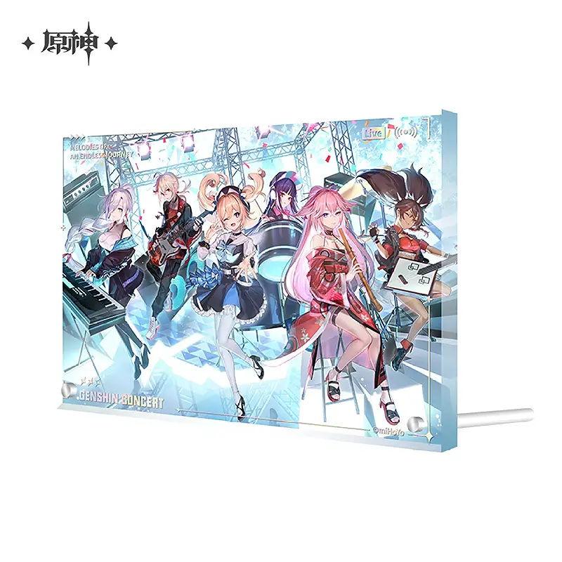 [OFFICIAL MERCHANDISE] Genshin Concert 2022 Melodies of an Endless Journey: Thick Acrylic Display