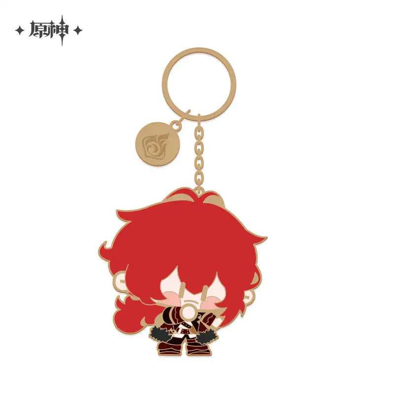 [OFFICIAL MERCHANDISE] Genshin Impact Chibi Character Series Metal Keychain