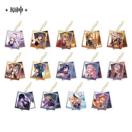 [OFFICIAL MERCHANDISE] Genshin Impact Theme Character Double Layer Acrylic Keychain Vol. 2