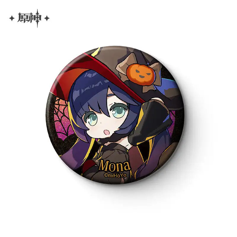 [OFFICIAL MERCHANDISE] Halloween Themed Chibi Character Badge