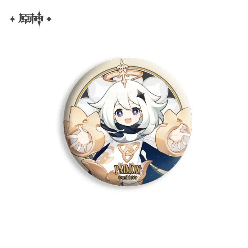 [OFFICIAL MERCHANDISE] Genshin Impact Traveler Themed Character Badge