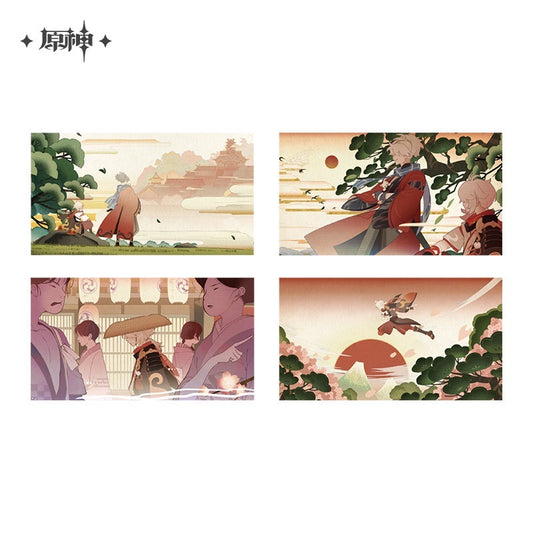 [OFFICIAL MERCHANDISE] Genshin Impact Offline Store Theme Series Postcards - The Loneliness of Chasing Light