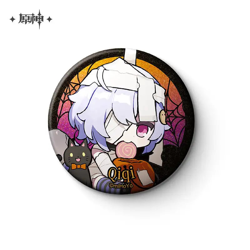 [OFFICIAL MERCHANDISE] Halloween Themed Chibi Character Badge