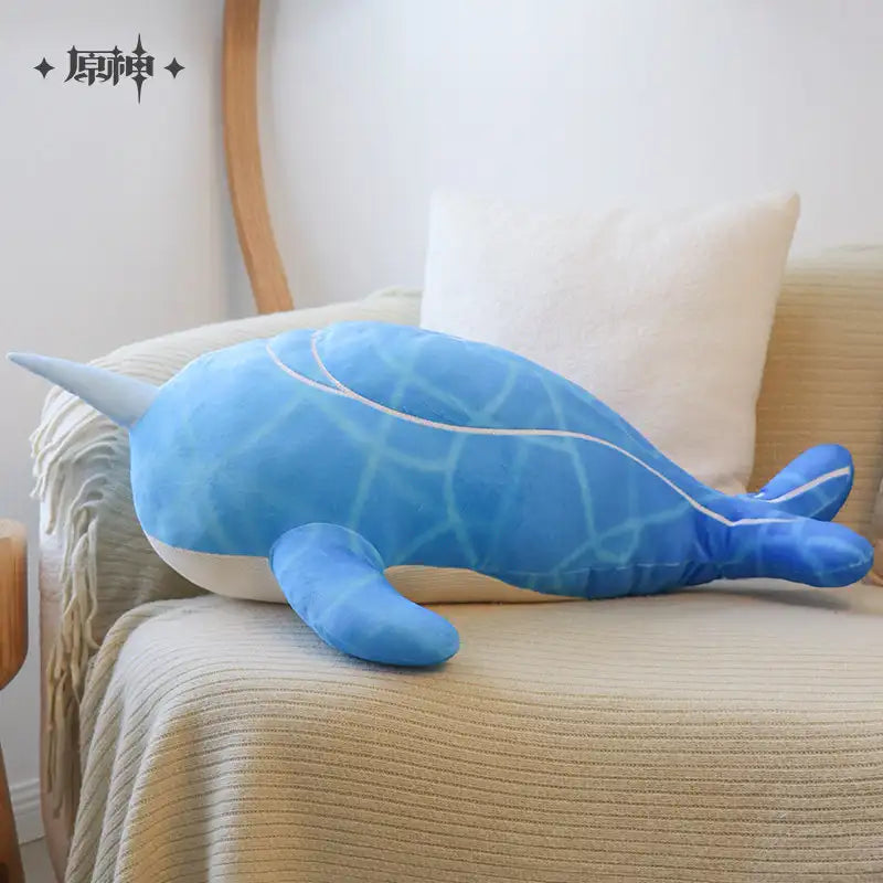 [OFFICIAL MERCHANDISE] Tartaglia’s Whale Monoceros Caeli Plush Throw Pillow
