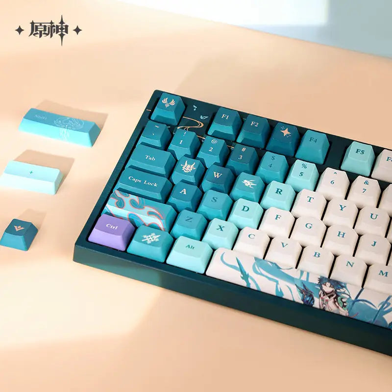 [OFFICIAL MERCHANDISE] Genshin Impact Xiao Impression Theme Mechanical Keyboard