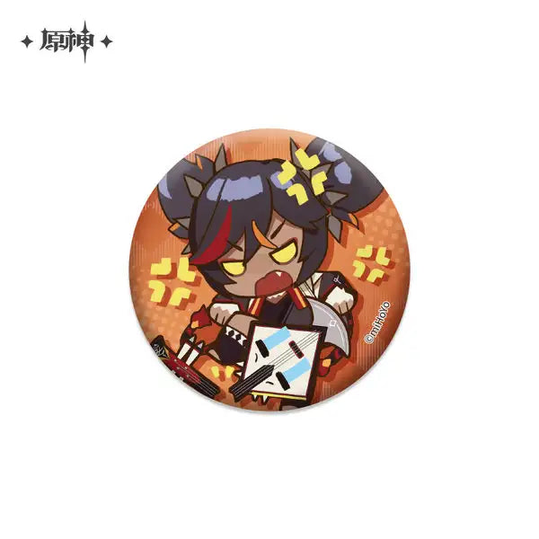 [OFFICIAL MERCHANDISE] Genshin Impact Chibi Acrylic Badge